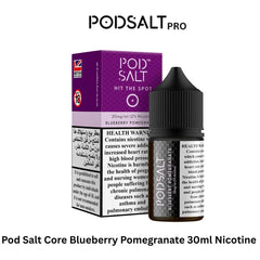 Pod Salt Core Blueberry Pomegranate 30ml Nicotine Salt E-Liquid 20mg in Dubai UAE