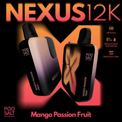 Pod Salt Nexus 12000 Puffs Mango Passion fruit