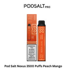 Pod Salt Nexus 3500 Puffs Peach Mango