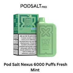 Pod Salt Nexus 6000 Puffs Fresh Mint in Dubai UAE