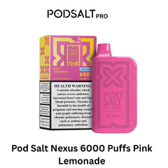 Pod Salt Nexus 6000 Puffs Pink Lemonade in Dubai UAE