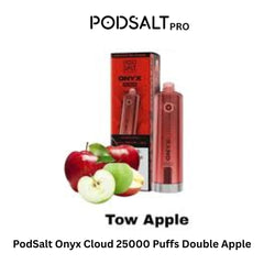 PodSalt Onyx Cloud 25000 Puffs Double Apple