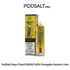 PodSalt Onyx Cloud 25000 Puffs Pineapple Passion Lime