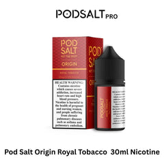 Pod Salt Origin Royal Tobacco 30ml Nicotine Salt E-Liquid 20mg