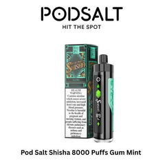 Pod Salt Shisha 8000 Puffs Gum Mint