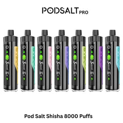 Pod Salt Shisha 8000 Puffs 3MG Disposable Vape