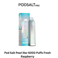 Pod Salt Pearl Bar 6000 Puffs Fresh Raspberry