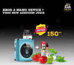 Great Offer! Xros 4 Nano Device with VGOD E-Juice