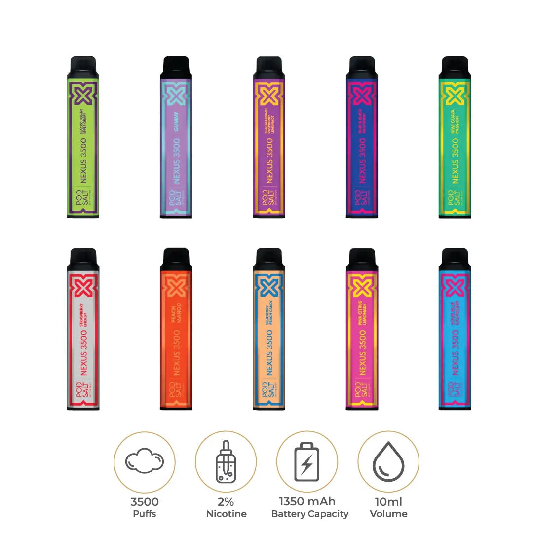 Pod Salt Nexus 3500 Puffs Disposable Vape in Dubai UAE
