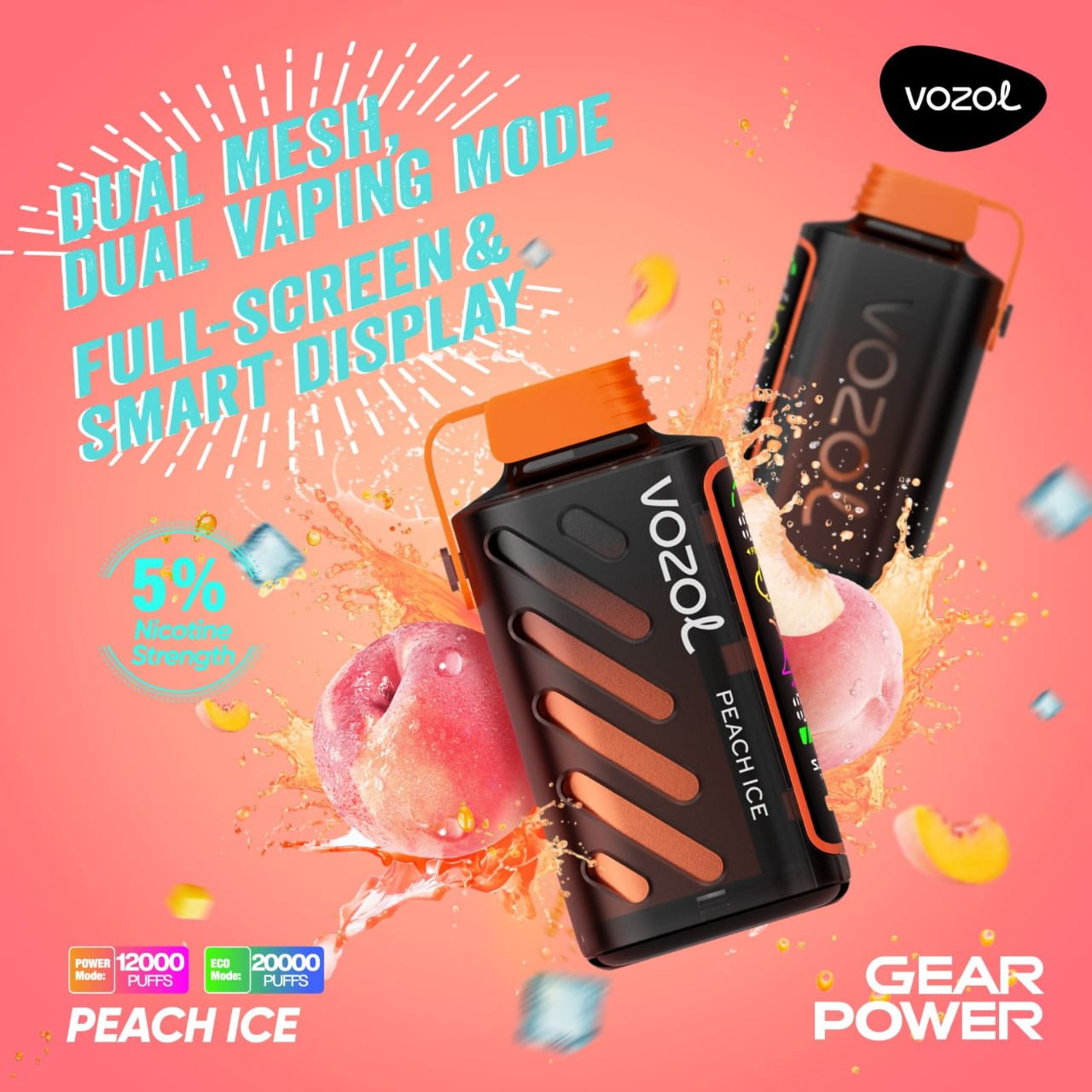 Vozol Gear 20000 Puffs 3-Pack Combo Offer in Dubai