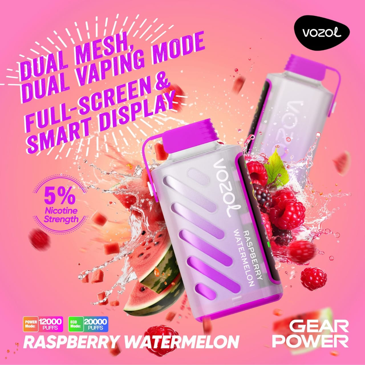 Vozol Gear 20000 Puffs 3-Pack Combo Offer in Dubai