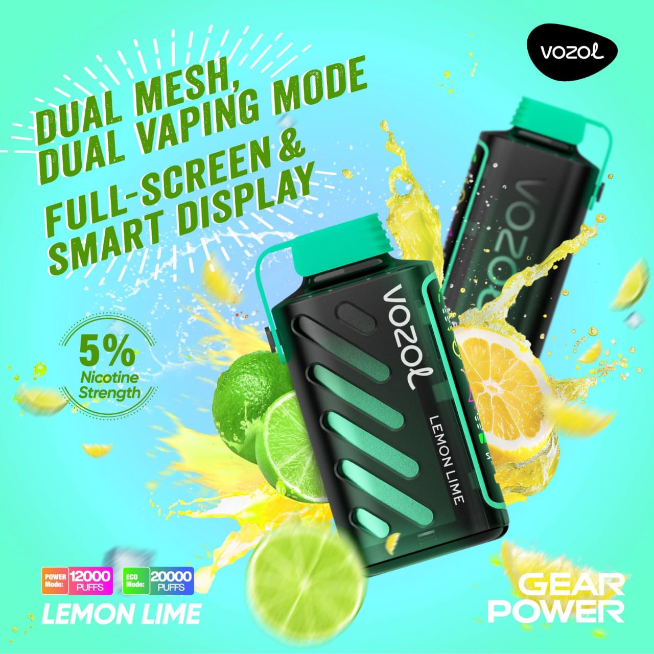 Vozol Gear 20000 Puffs 3-Pack Combo Offer in Dubai