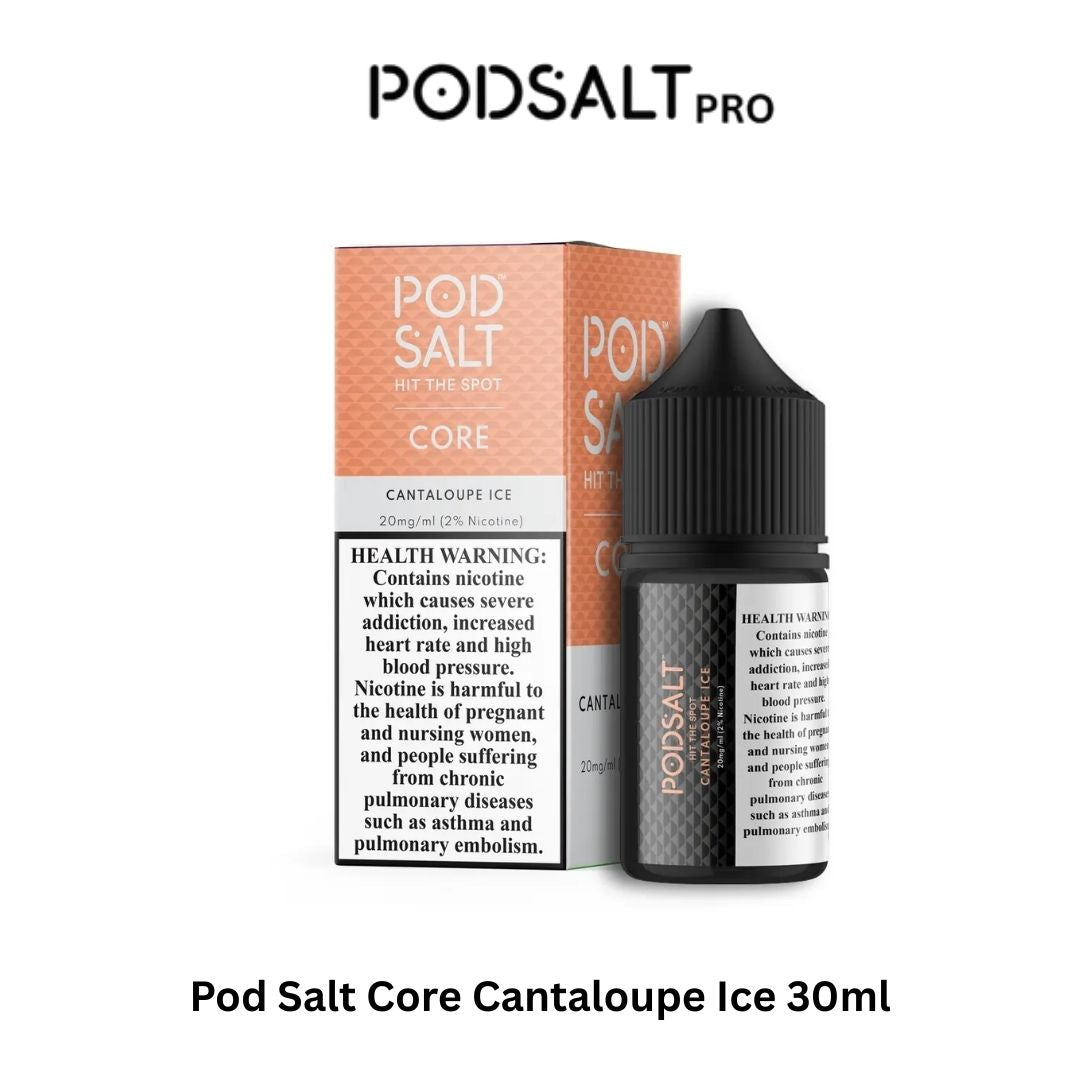 Pod Salt Core Cantaloupe Ice 30ml Nicotine Salt E-Liquid 20mg