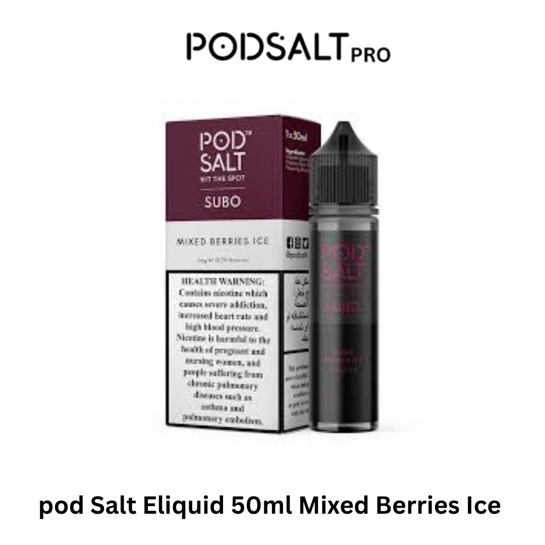 Pod Salt Eliquid 50ml Mixed Berries Ice