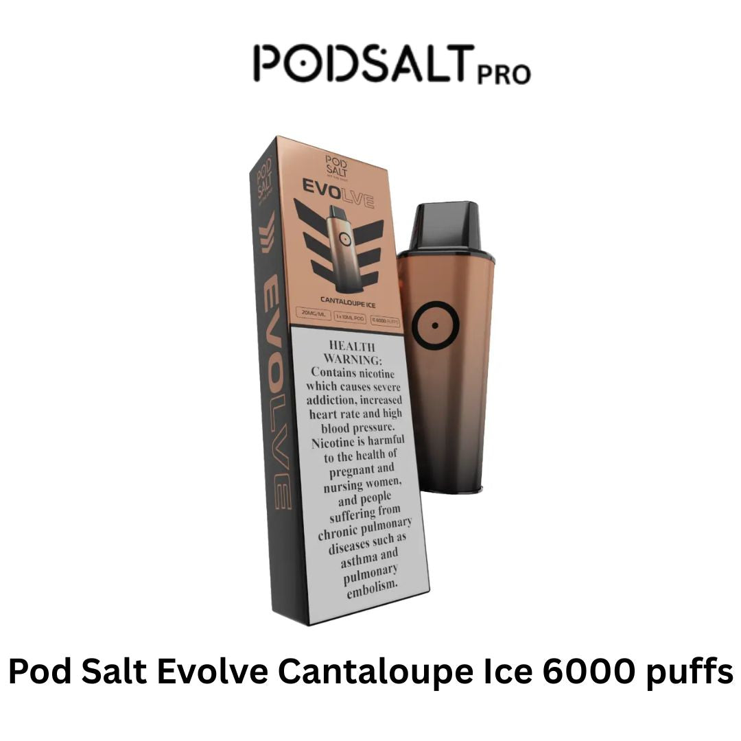 Pod Salt Evolve Cantaloupe Ice 6000 puffs