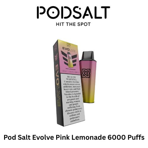 Pod Salt Evolve Pink Lemonade 6000 Puffs