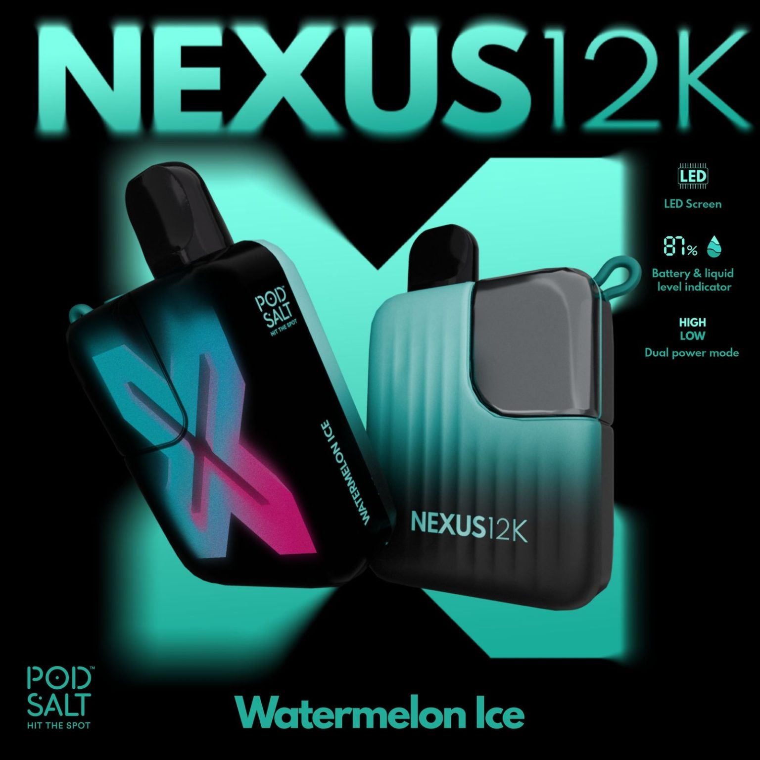 Pod Salt Nexus 12000 puffs Disposable Vape In Dubai UAE