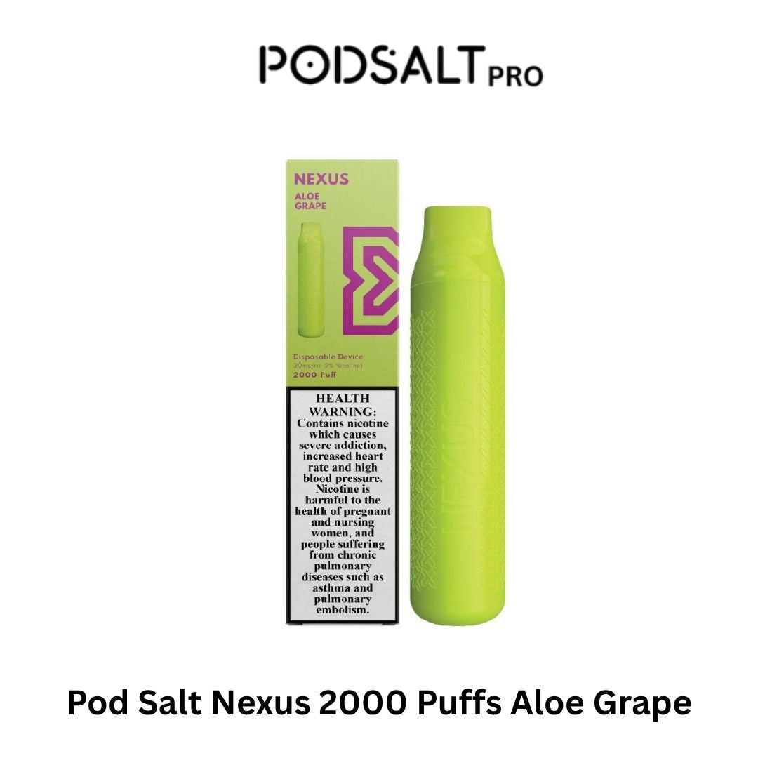 Pod Salt Nexus 2000 Puffs Aloe Grape