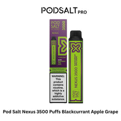 Pod Salt Nexus 3500 Puffs  Blackcurrant Apple Grape