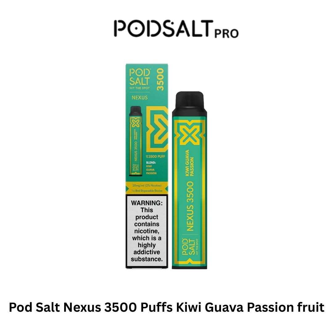 Pod Salt Nexus 3500 Puffs Kiwi Guava Passion fruit