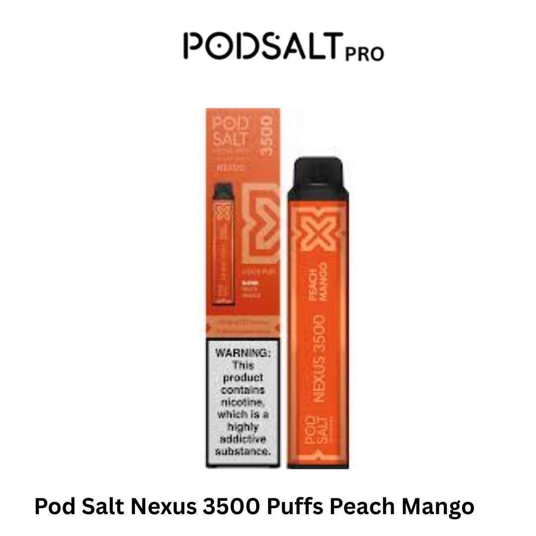Pod Salt Nexus 3500 Puffs Peach Mango