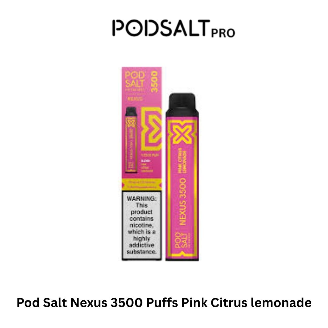 Pod Salt Nexus 3500 Puffs  Pink Citrus lemonade