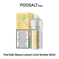 Pod Salt Nexus Lemon Lime Sorbet 20mg/ml-30ml in Dubai UAE
