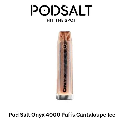 Pod Salt Onyx 4000 Puffs Cantaloupe Ice