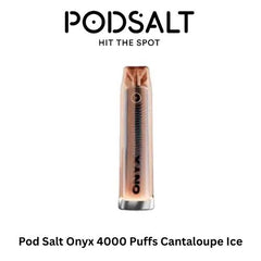 Pod Salt Onyx 4000 Puffs Cantaloupe Ice