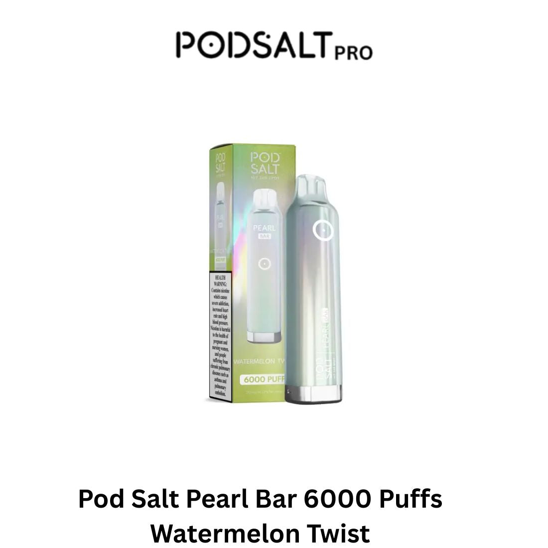 Pod Salt Pearl Bar 6000 Puffs Watermelon Twist