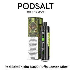 Pod Salt Shisha 8000 Puffs Lemon Mint