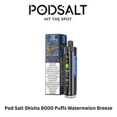 Pod Salt Shisha 8000 Puffs Watermelon Breeze