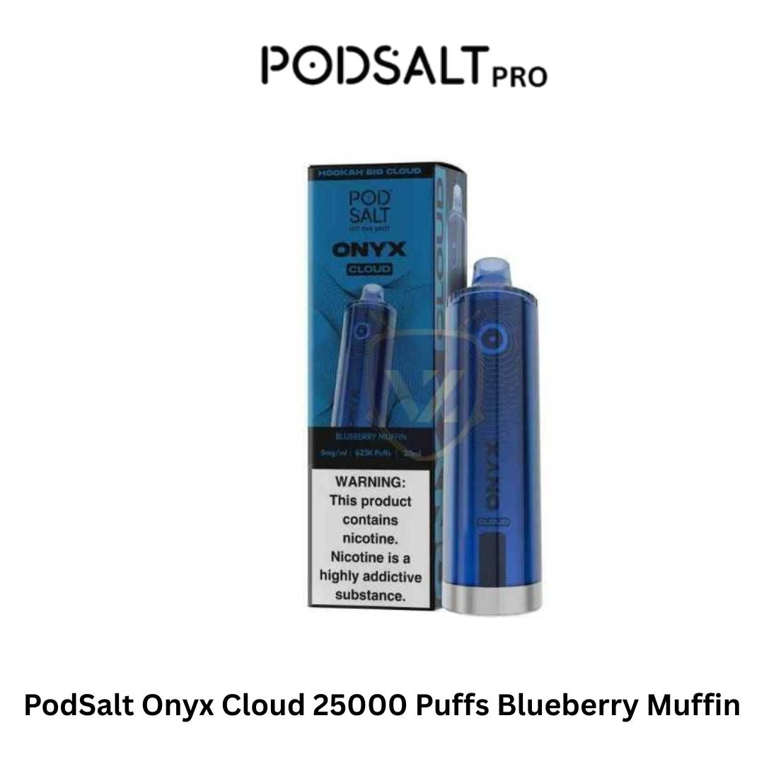 PodSalt Onyx Cloud 25000 Puffs Blueberry Muffin