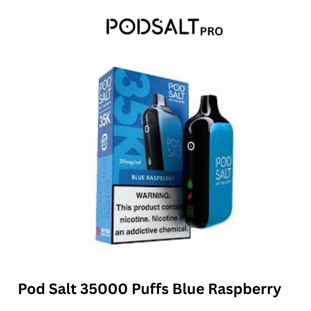 Pod Salt 35000 Puffs Blue Raspberry in Dubai UAE
