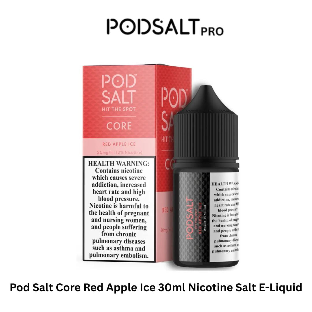 Pod Salt Core Red Apple Ice 30ml Nicotine Salt E-Liquid 20mg