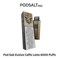 Pod Salt Evolve Caffe Latte 6000 Puffs