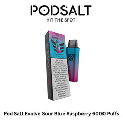 Pod Salt Evolve Sour Blue Raspberry 6000 Puffs