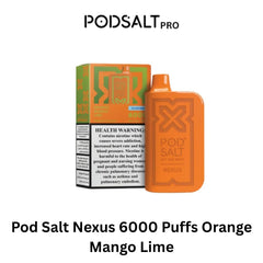 Pod Salt Nexus 6000 Puffs Orange Mango Lime in Dubai UAE