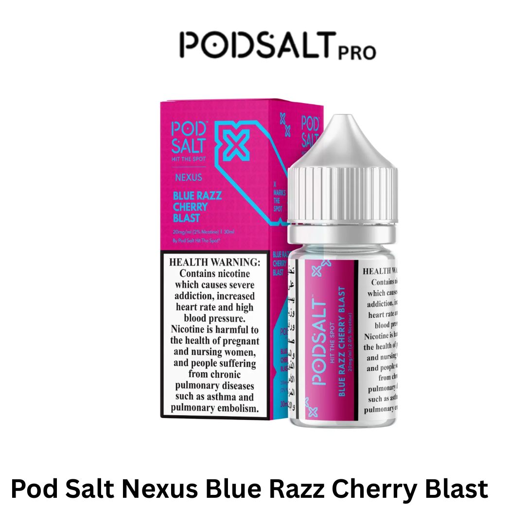 Pod Salt Nexus Blue Razz Cherry Blast 20mg/ml 30ml