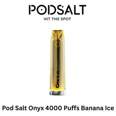 Pod Salt Onyx 4000 Puffs Banana Ice