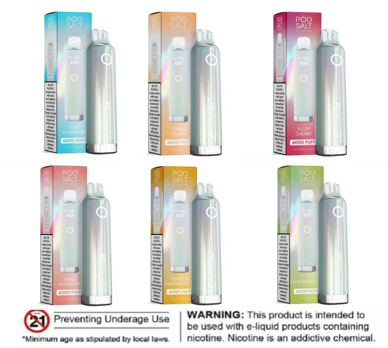 Pod Salt Pearl Bar 6000 Puffs Disposable Vape in Dubai UAE