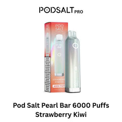 Pod Salt Pearl Bar 6000 Puffs  Strawberry Kiwi