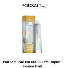 Pod Salt Pearl Bar 6000 Puffs Tropical Passion Fruit