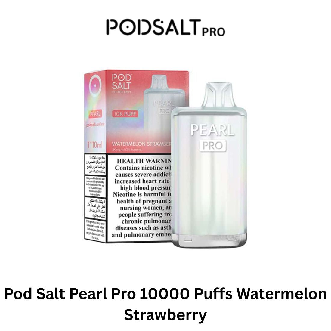 Pod Salt Pearl Pro 10000 Puffs Watermelon Strawberry